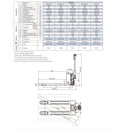 Hangcha WS Series 2000kg Electric Pallet Truck for Warehouse Retail & Restaurant Industries and Machinery Repair Shops