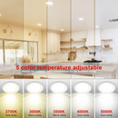 TANLITE Lighting 40 Pack-4 inch Ultra-Thin LED Recessed Downlight-Canless-Selectable CCT-Dimmable-2700K/3000K/3500K/4000K/5000K