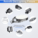 75W-LED Shoebox Retrofit Kit Lights-E39 Base-150-250W MH/HPS Equivalent, Great for Street Shoebox Lamp, Flood Lights, High Bay and etc-10,800 Lumens-ETL+DLC Listed