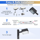 75W-LED Shoebox Retrofit Kit Lights-E39 Base-150-250W MH/HPS Equivalent, Great for Street Shoebox Lamp, Flood Lights, High Bay and etc-10,800 Lumens-ETL+DLC Listed