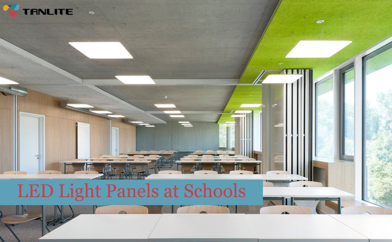 LED light panels at schools
