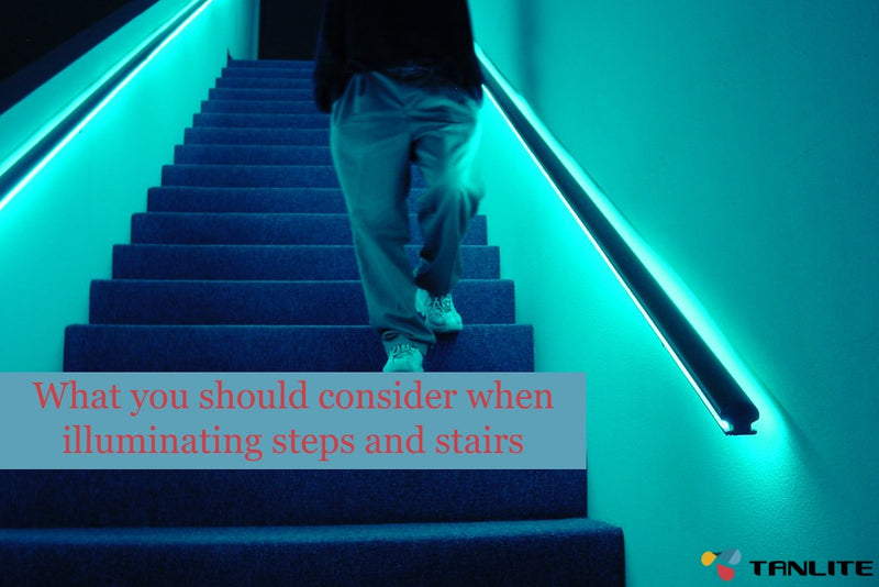 What you should consider when illuminating steps and stairs