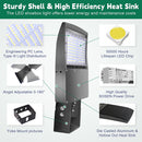 UL Certified LED Area Light 100W – TANLITE Shoebox style for outdoor use