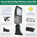 TANLITE 100W LED Shoebox Light with bronze die-cast aluminum housing