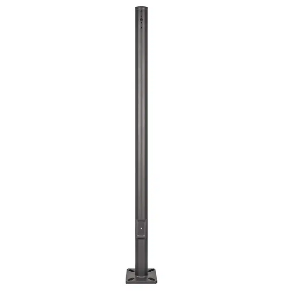 3 inch 10 Foot Steel Round Light Pole-Black housing | 11 Gauge