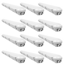 TANLITE 4FT LED Vapor Tight Light,Wattage 30W/40W 60W CCT 3000K/4000K/5000K LED Vapor Proof 4ft Light Fixture for Cold Storage Facilities, Car Washes, Parking Garages, UL Listed