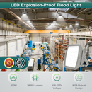 TANLITE Lighting 200W Led Explosion Proof Light for Class 1 Division 2-Hazardous Location Lighting-26000 Lumens-500W MH Equivalent-CCT 5000K