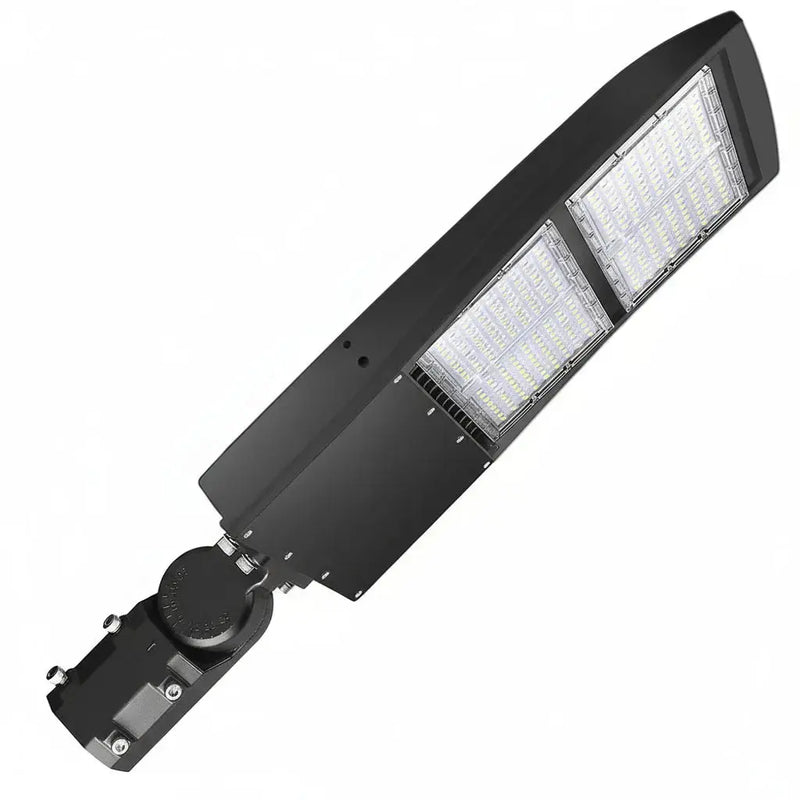 thumbnail image 2 of Light Up The Night: 300W LED Shoebox Parking Lot Light With Adjustable Arm Mount – 5000K Daylight, DLC/UL Approved, 1000W MH Equivalent 2 of 2