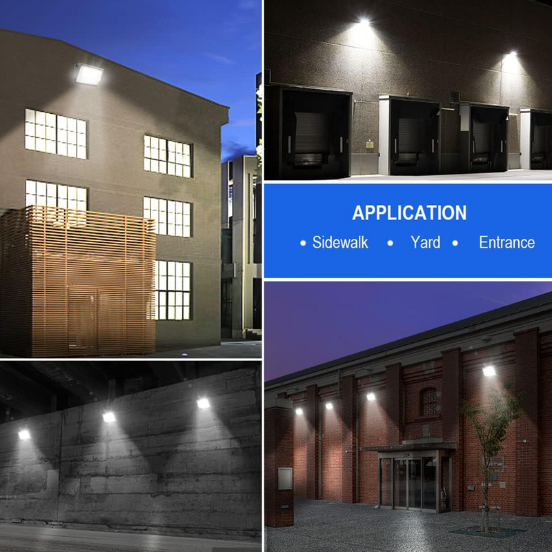 TANLITE 80W LED Wall Pack-CCT 5000K-Photocell Included-Waterproof IP65 - DLC Listed- 5 Years Warranty