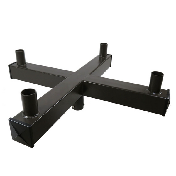 90 Degree Quad Square Tenon Adapter Horizontal Bullhorn for 4 fixtures