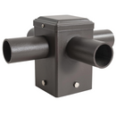 TANLITE Lighting Quadruple 90° Tenon Adapter with 4 Horizontal Tenons For 4inch square light poles