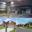 TANLITE Lighting Quadruple 90° Tenon Adapter with 4 Horizontal Tenons For 4inch square light poles