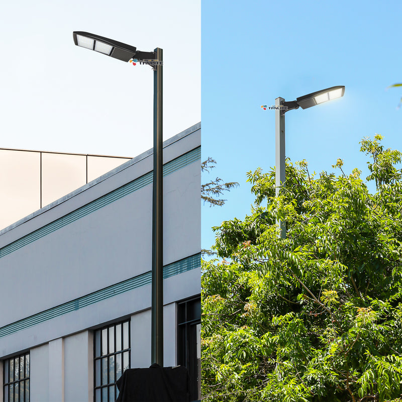 300W LED Parking Lot Light-Shoebox Area Light-AC100~277V-42,000 Lumens-CCT 5000K-1,000W Metal Halide Equivalent-UL+DLC 5.1