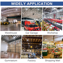 ETL and DLC certification labels on TANLITE LED high bay light, emphasizing reliability and compliance with safety standards