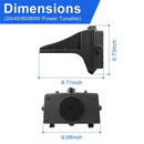 TANLITE LED wall pack light with full cutoff optics, uniform light distribution, and aluminum alloy housing for harsh environments