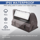 TANLITE LED rotatable wall light installed in hotel corridor, providing soft 5400-lumen illumination with no glare