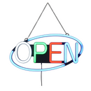 24W RGB LED Open Sign Light 12 Patterns Color Changes Best Open Sign Light For Your Business