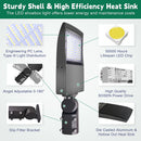 TANLITE LED Shoebox Light 100W with optional photocell – Outdoor Area Lighting