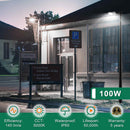 Photocell feature on/off control – 100W LED Shoebox Area Light by TANLITE