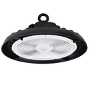 300W UFO LED High Bay-Sensor Ready-1,200W MH Equivalent-42,000 Lumens-CCT 5000K-Black Finish-Optional Motion Sensor