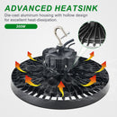 300W LED UFO High Bay Light-AC 100~277V-CCT 5000K-42,000 Lumens Output