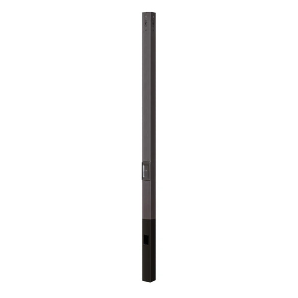 4 inch 20 foot Direct Burial Straight Steel Square Light Pole | 11 Gauge