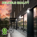 21W Vapor Tight LED Jelly Jar Light 2562 Lumens Ceiling Mount 5000K-UL cUL Certified