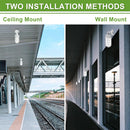 21W Vapor Tight LED Jelly Jar Light 2562 Lumens Ceiling Mount 5000K-UL cUL Certified