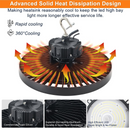 150W 120W 100W Adjustable-480V UFO LED High Bay Light-AC 277-480V-5000K Daylight-LED Shop Lights (500W MH/HPS Equiv.)- 0-10V Dimmable Commercial Bay Lighting for Warehouse Factory