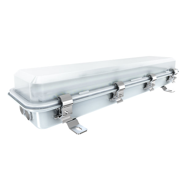 30W 2FT LED Explosion Proof Vapor Proof Light–Dimmable-CCT 5000K-4200 Lumens-AC 100–277V-IP66-Class 1 Division 2 Hazardous Location Fixture-UL Certified