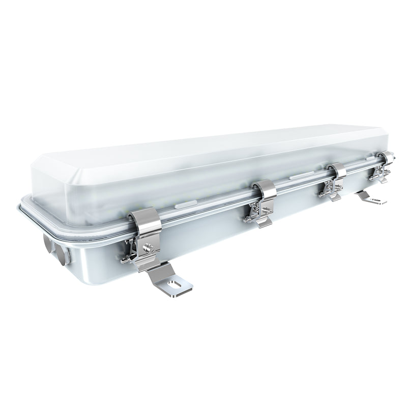 30W 2FT LED Explosion Proof Vapor Proof Light–Dimmable-CCT 5000K-4200 Lumens-AC 100–277V-IP66-Class 1 Division 2 Hazardous Location Fixture-UL Certified