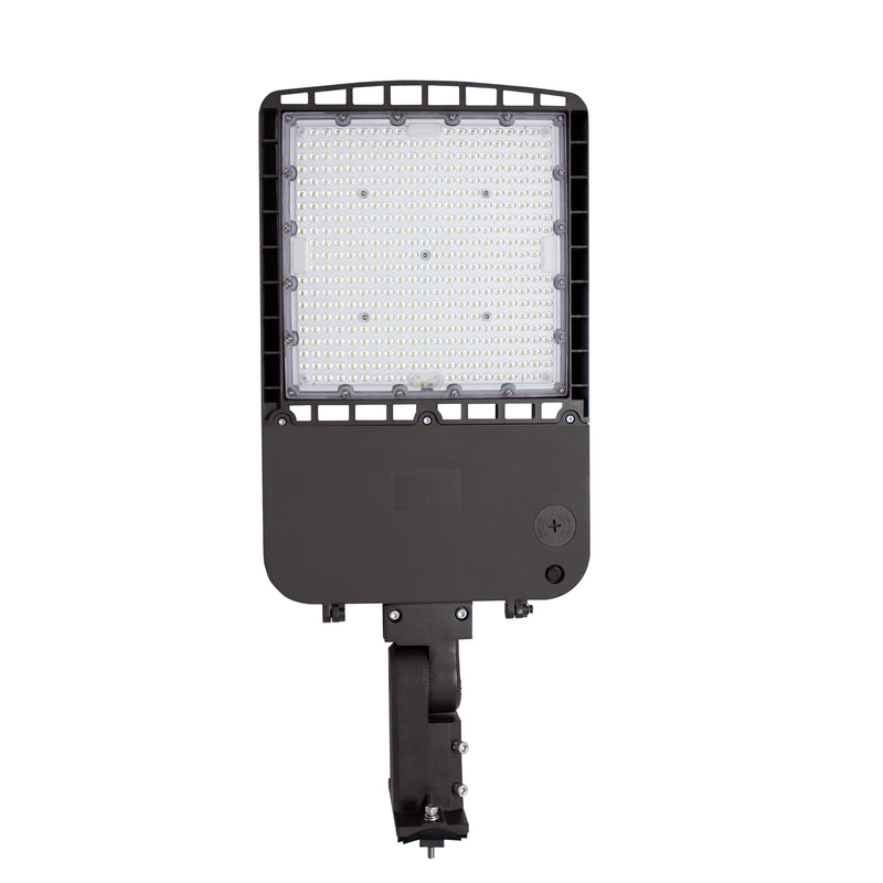 300W LED Parking Lot Light – 5000K-AC 120~277V-Trunnion & Pole Mount-UL DLC Listed