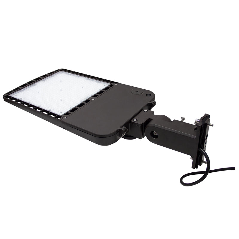 300W LED Parking Lot Light – 5000K-AC 120~277V-Trunnion & Pole Mount-UL DLC Listed