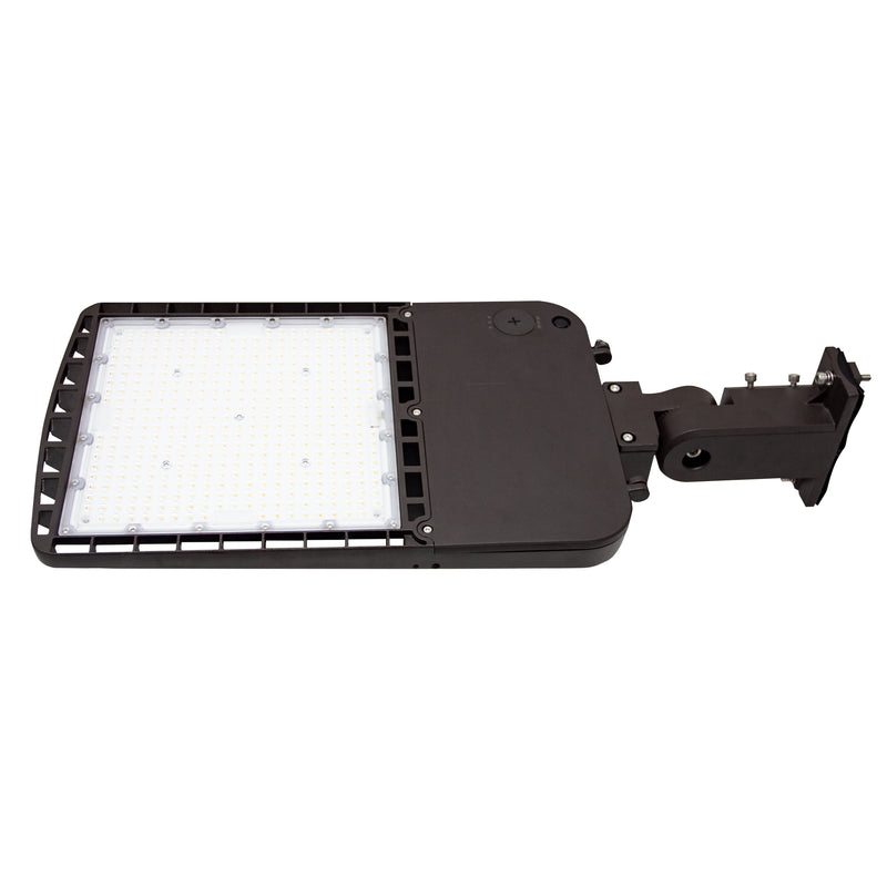 300W LED Parking Lot Light – 5000K-AC 120~277V-Trunnion & Pole Mount-UL DLC Listed