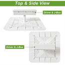 TANLITE 180W LED Canopy Light-AC 120~277V-CCT 5700K-0~10V Dimming- Lumen Output 25,200 Lumens-UL & DLC 5.1 Listed