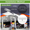 TANLITE 180W LED Canopy Light-AC 120~277V-CCT 5700K-0~10V Dimming- Lumen Output 25,200 Lumens-UL & DLC 5.1 Listed