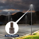 TANLITE Light Package-1pcs LED Post Top Light+1pcs tenon adapter+1pcs 15ft 3inch round steel light pole