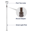 TANLITE Light Package-1pcs LED Post Top Light+1pcs tenon adapter+1pcs 15ft 3inch round steel light pole