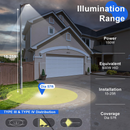 150W 480V LED Parking Lot Shoebox Light-21,000 Lumens-CCT 5000K-400W Metal Halide Equivalent-With Bracket Mount-5 Years Warranty