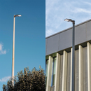 150W 480V LED Parking Lot Shoebox Light-21,000 Lumens-CCT 5000K-400W Metal Halide Equivalent-With Bracket Mount-5 Years Warranty