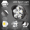 TANLITE Lighting 600W LED Sport Light-Stadium Light-78,000 Lumens-AC 120~277V or 277~480V-CCT 5000K- 38 degree-Flood Bracket