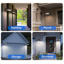 TANLITE Lighting 28W Gooseneck Barn Light-CCT Adjustable-CCT 2700K/3000K/4000K/5000K/5700K-Dusk To Dawn Photocell