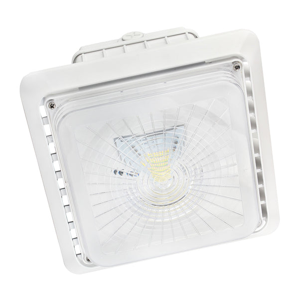 TANLITE 55W LED Parking Garage Canopy Light-150W Metal Halide Equivalent-5000K-DLC UL Listed