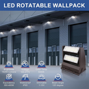TANLITE 120W Rotatable Led Wall Pack Light-15,600 Lumens-250W Metal Halide Equivalent-5000K