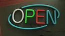 24W RGB LED Open Sign Light 12 Patterns Color Changes Best Open Sign Light For Your Business