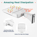 High-output 42,000 lumen TANLITE LED area light with direct arm mounting option