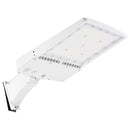 TANLITE 300W LED parking lot light with direct arm mount, 5000K daylight white housing.