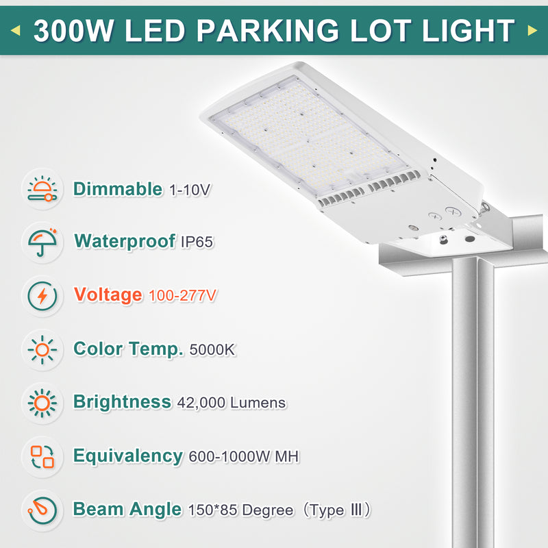 TANLITE LED flood light with trunnion mount installed on wall for area illumination.