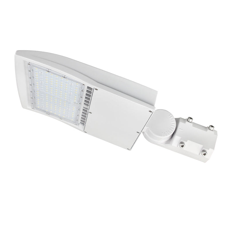 150W White LED Parking Lot Light-21,000 Lumens-AC 100~277V-300W Metal Halide Equivalent-5000K-DLC UL Listed