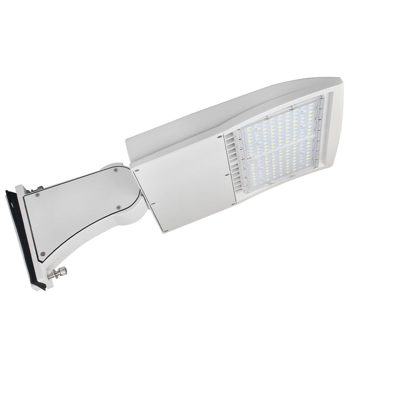 150W White LED Parking Lot Light-21,000 Lumens-AC 100~277V-300W Metal Halide Equivalent-5000K-DLC UL Listed